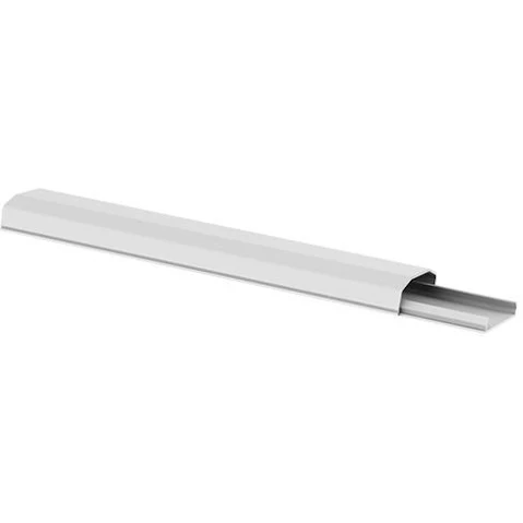 Brateck 60x20x250mm Plastic Cable Cover - White