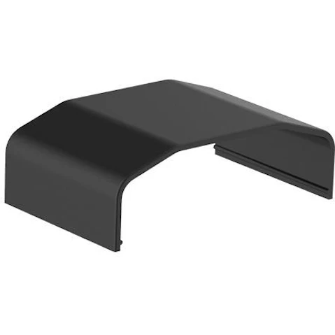 Brateck 64x21.5x40mm Plastic Cable Cover Joint - Black