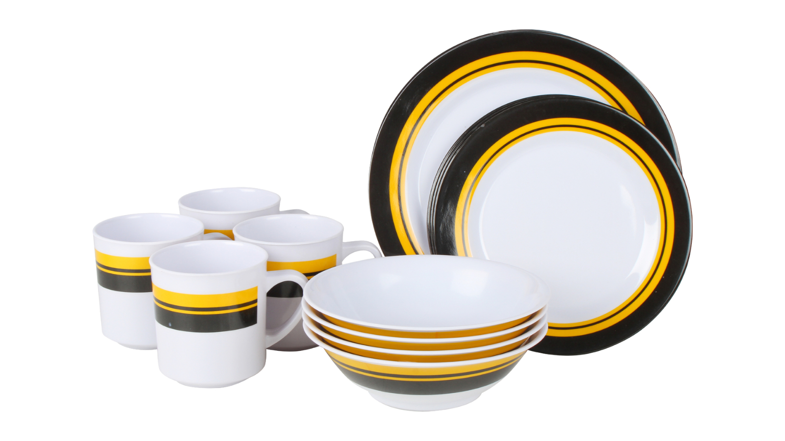 Cockatoo Camping Melamine Dinner Set for Outdoor Tableware