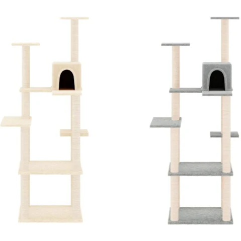vidaXL 153cm Cat Tree with Sisal Scratching