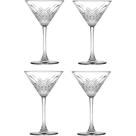 Pasabahce 230ml Timeless Martini Glass - Set of 4