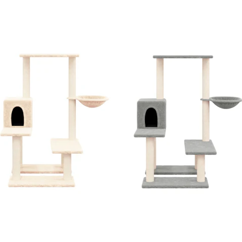 vidaXL 94.5cm Cat Tree with Sisal Scratching