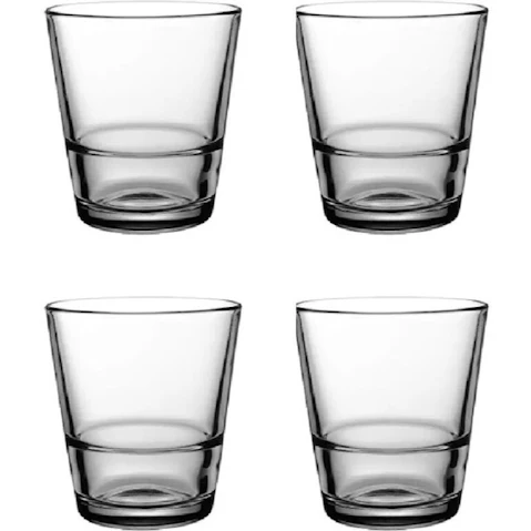 Pasabahce 410ml Grande Dof Whisky Glasses - Set of 4
