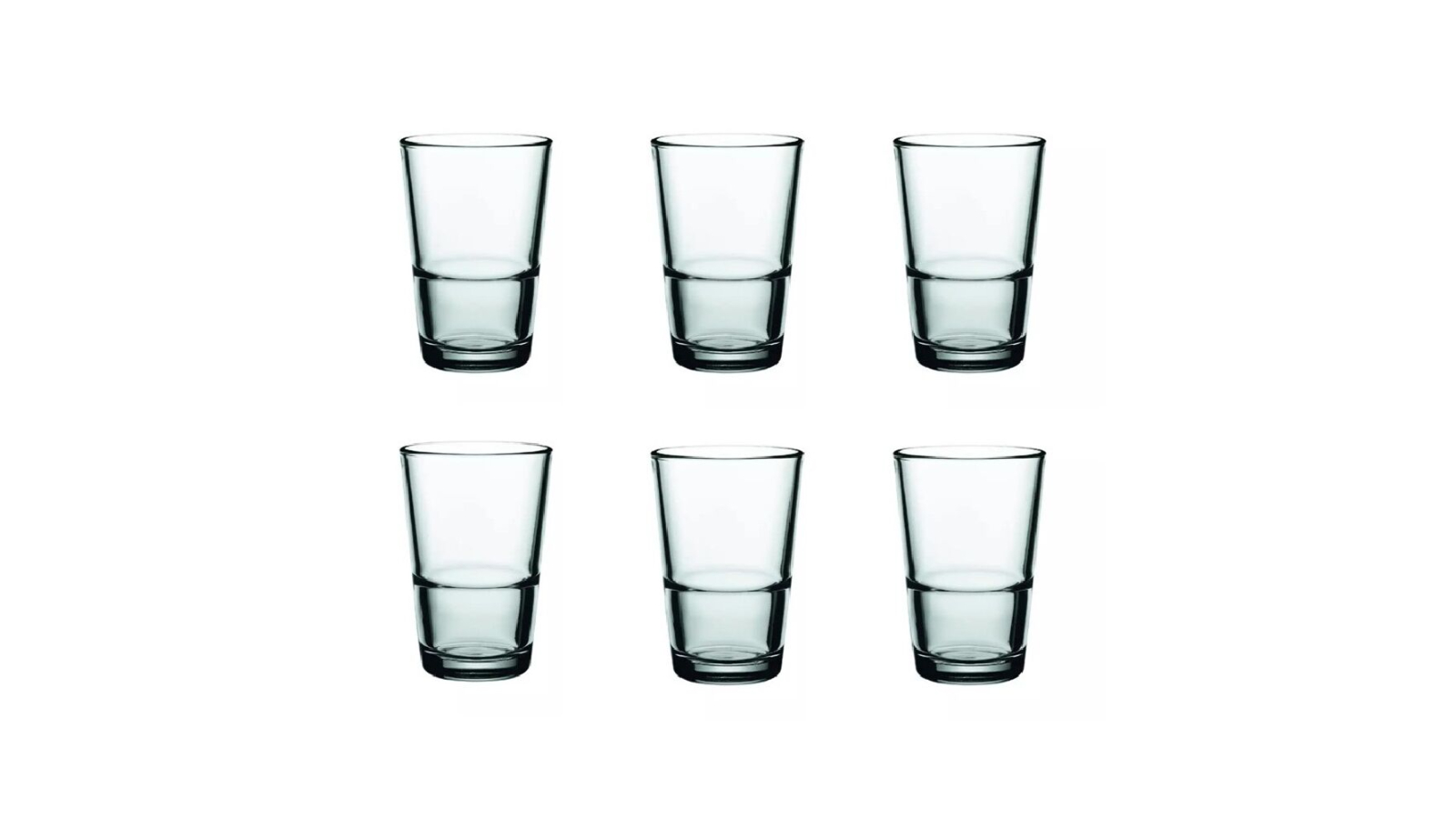 Pasabahce 190ml Grande Water Glasses - Set of 6