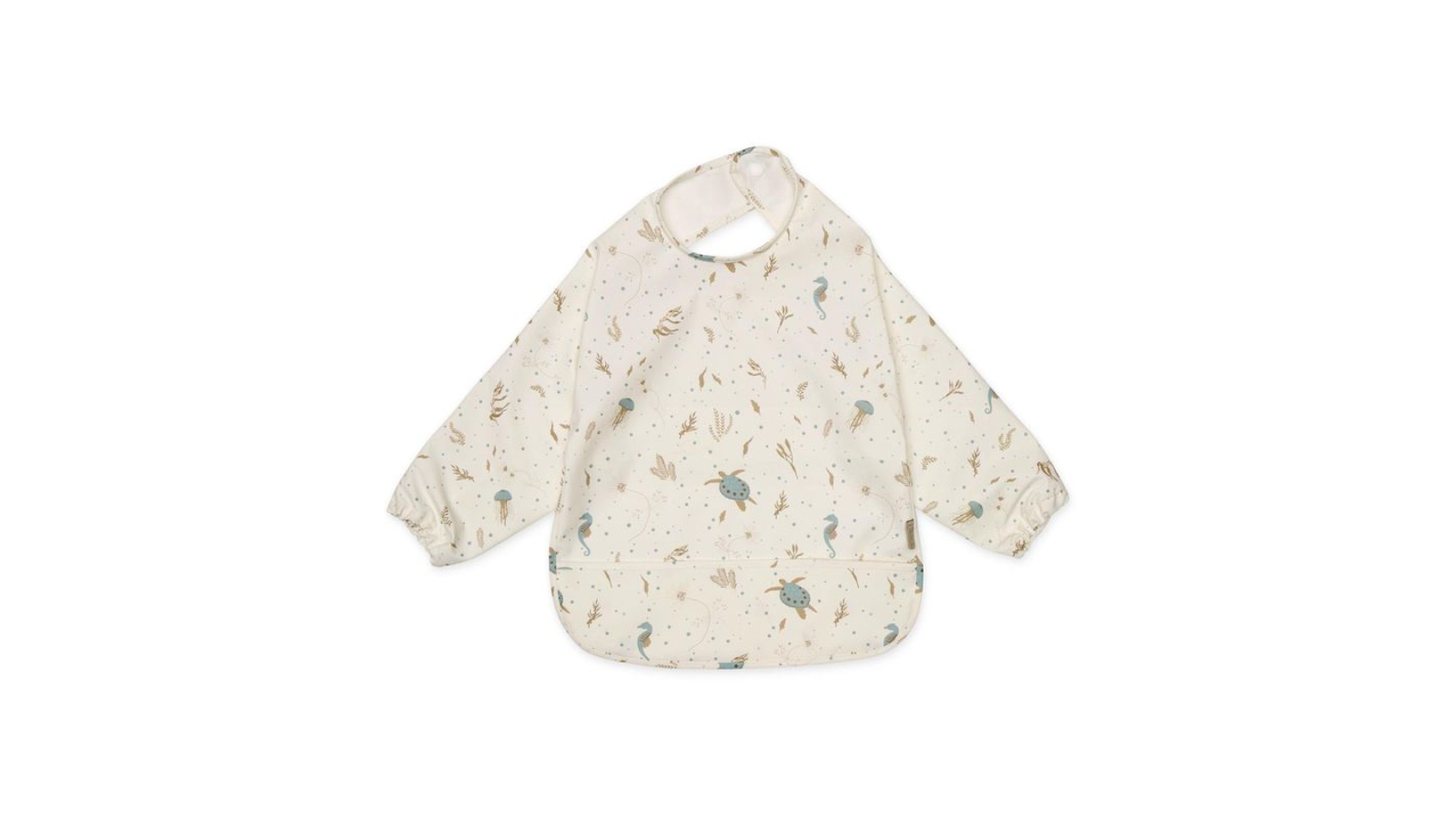 Cam Cam Copenhagen Sleeved Bib - Sea Garden