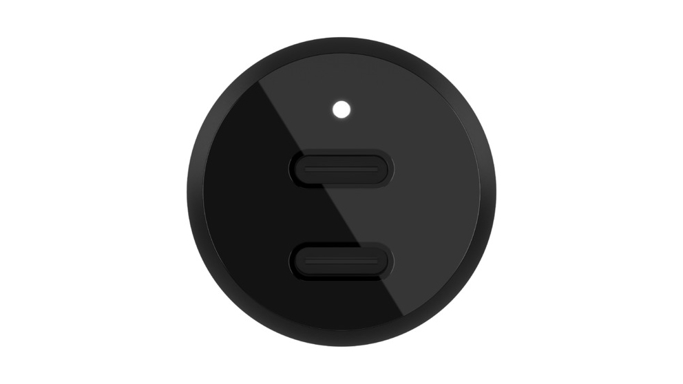 Belkin BoostCharge 36W Dual USBC Car Charger Harvey Norman