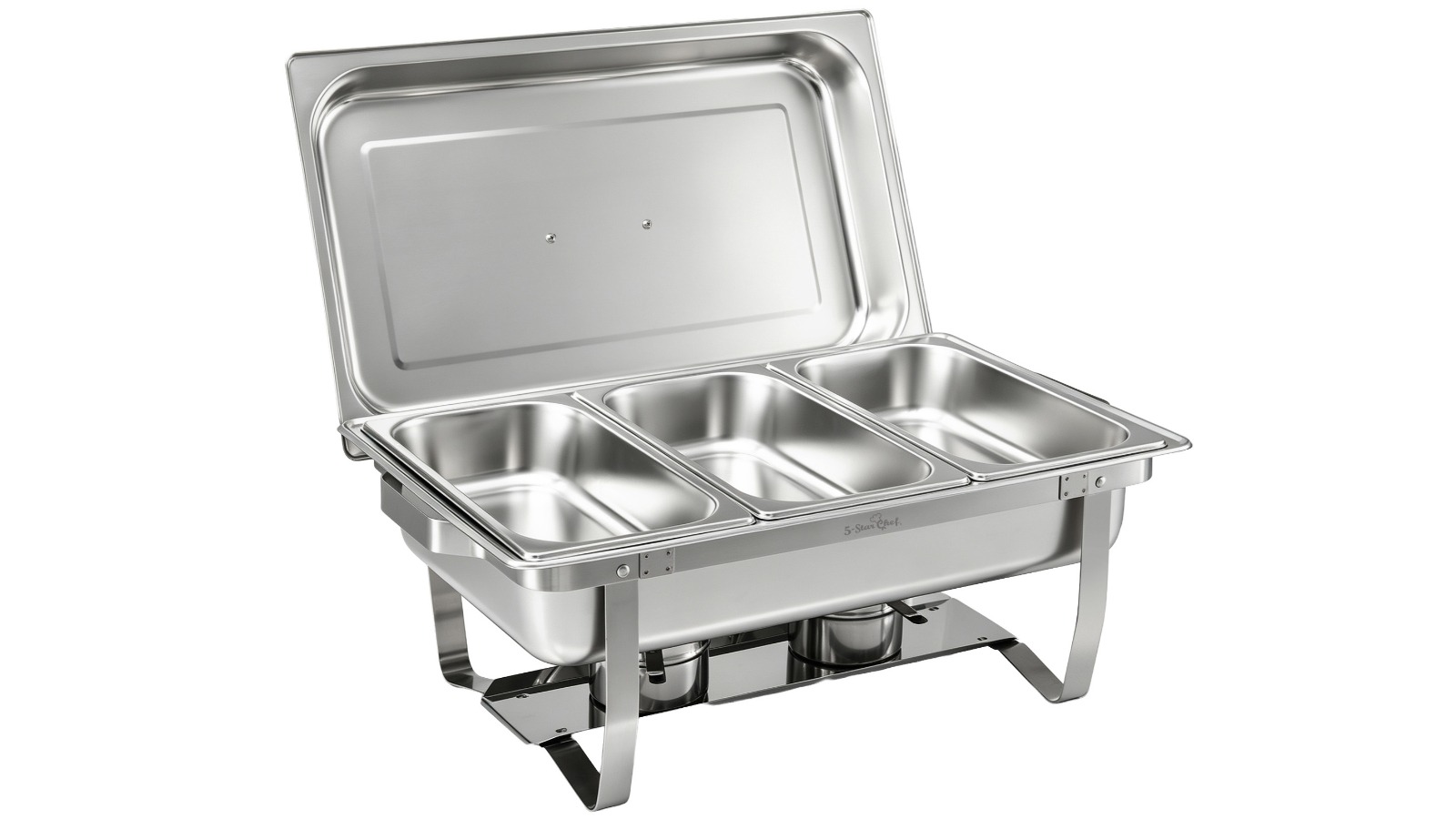 5-Star Chef 3-Pan Buffet Food Warmer - 7.5L