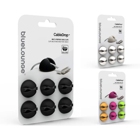 Bluelounge CableDrop Multi-Purpose Cable Clip