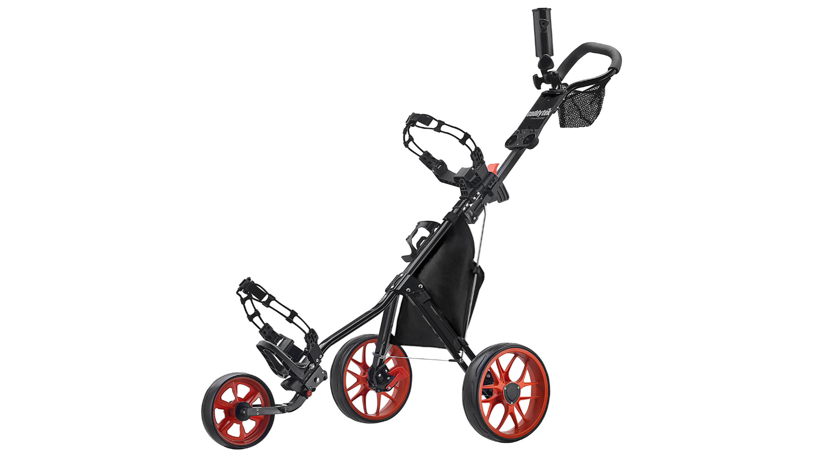 CaddyTek 11.5 v3 SuperLite Deluxe 3-Wheel Golf Buggy - Red