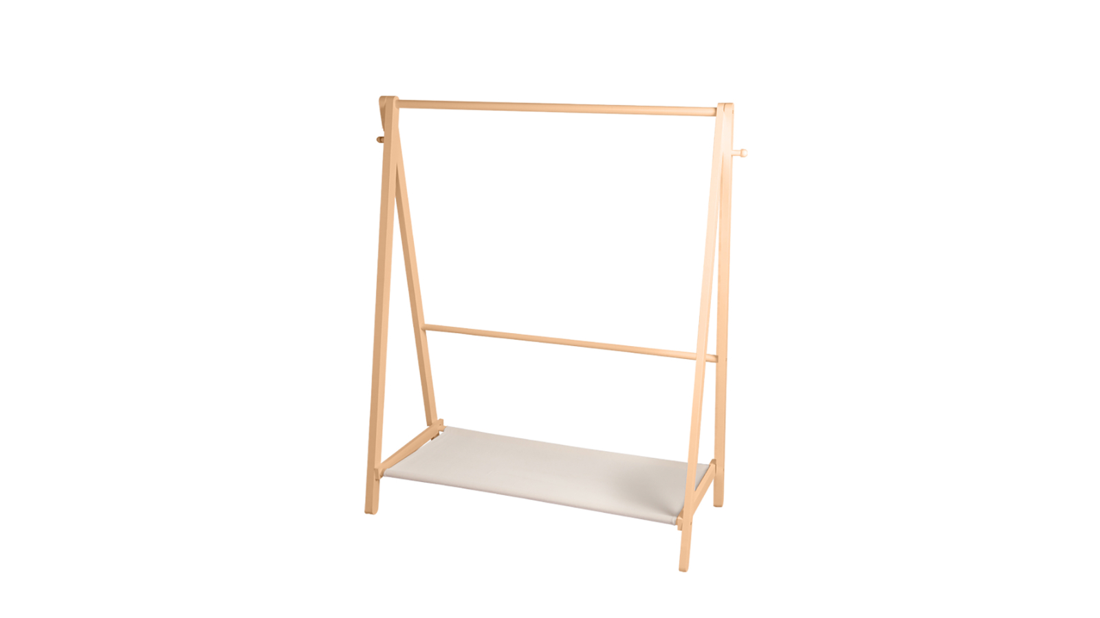 Levede Wooden Coat Holder - Natural Wood