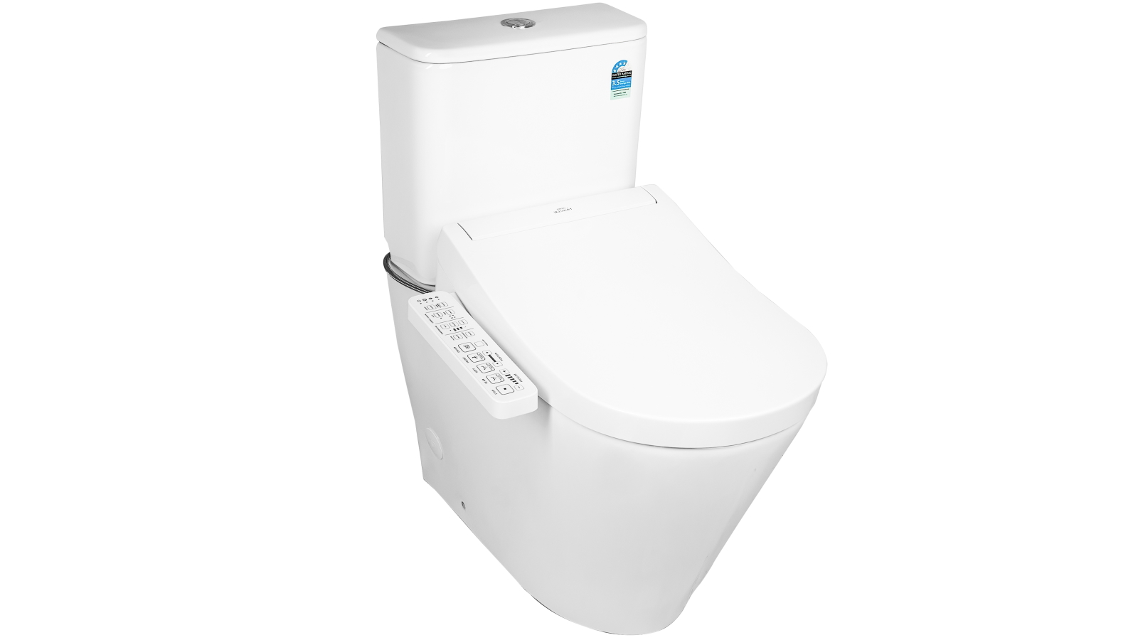 B and H Dara Back to Wall Toilet Suite with TOTO S2 Washlet