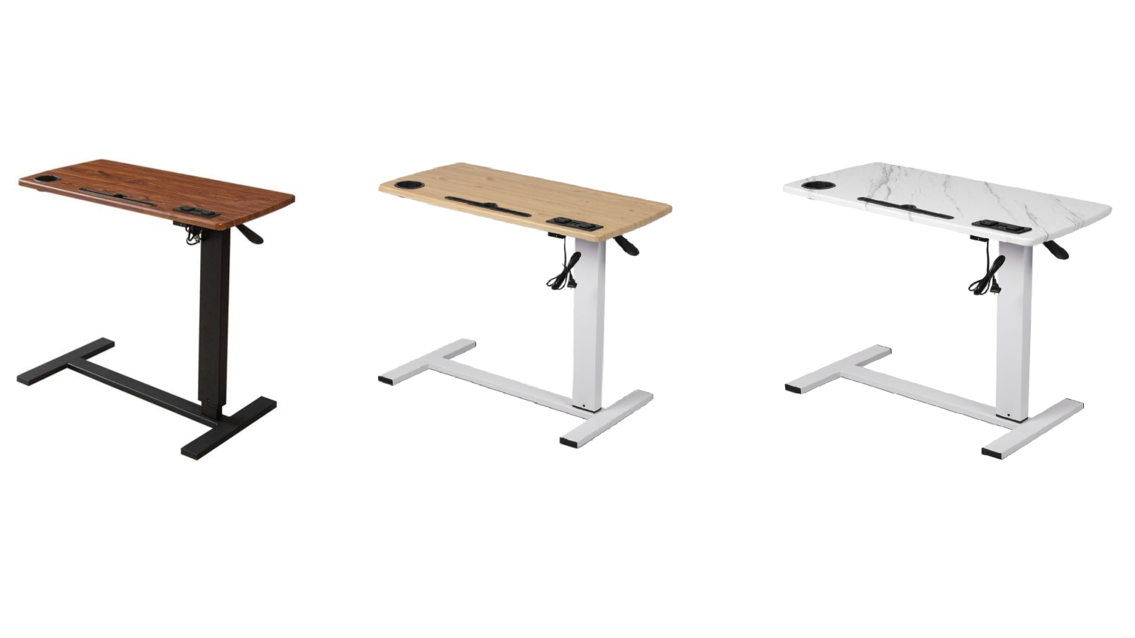 Levede 88cm Steel Frame Adjustable Side Table