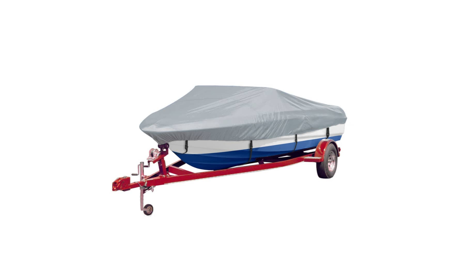 vidaXL Grey 2 Piece Boat Cover - 519-580 x 294cm
