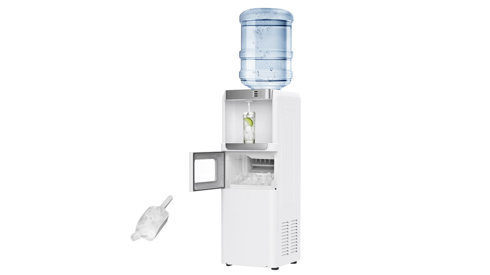 Advwin 3-in-1 Cold/Hot Water Dispenser with Built-in Ice Maker