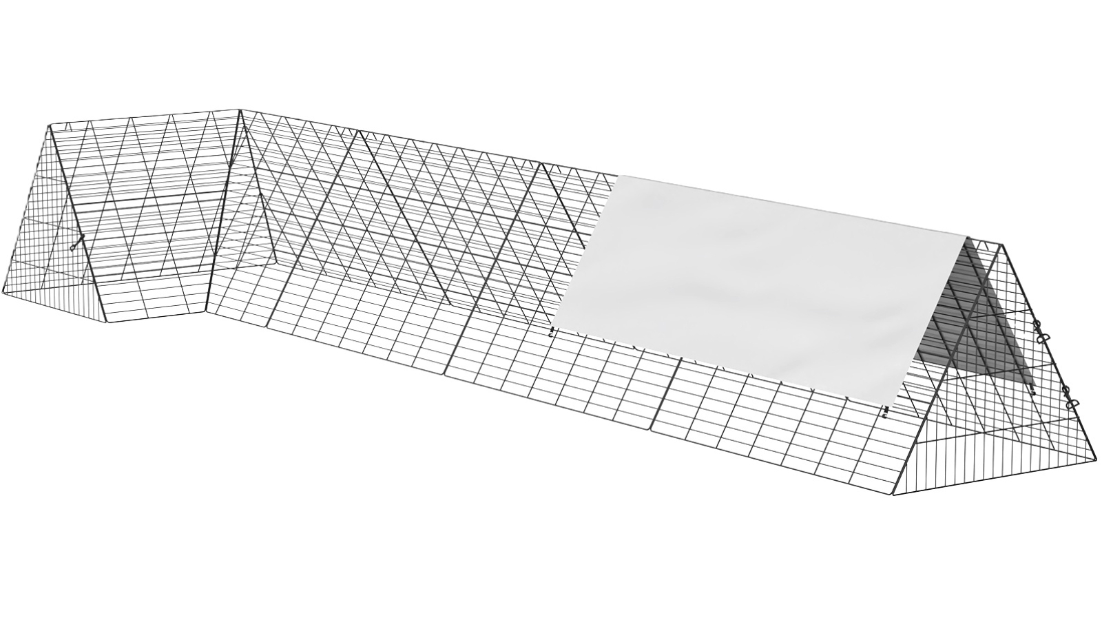Advwin Chicken Coop Run Cage with Cover