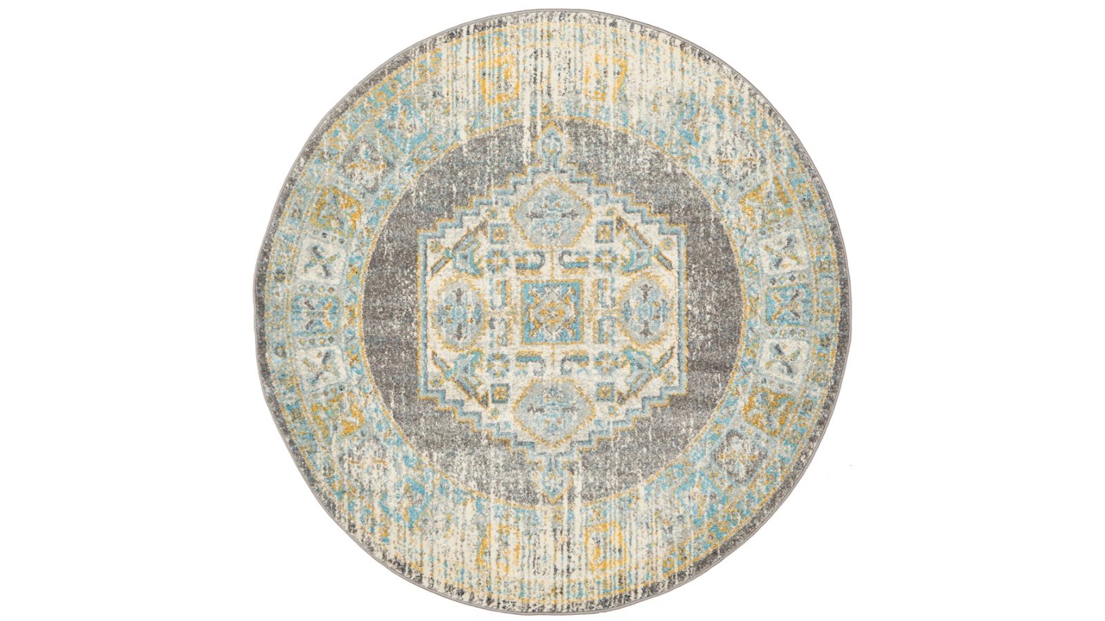 The Weave Studio Centrixa 944 Grey Round Rug