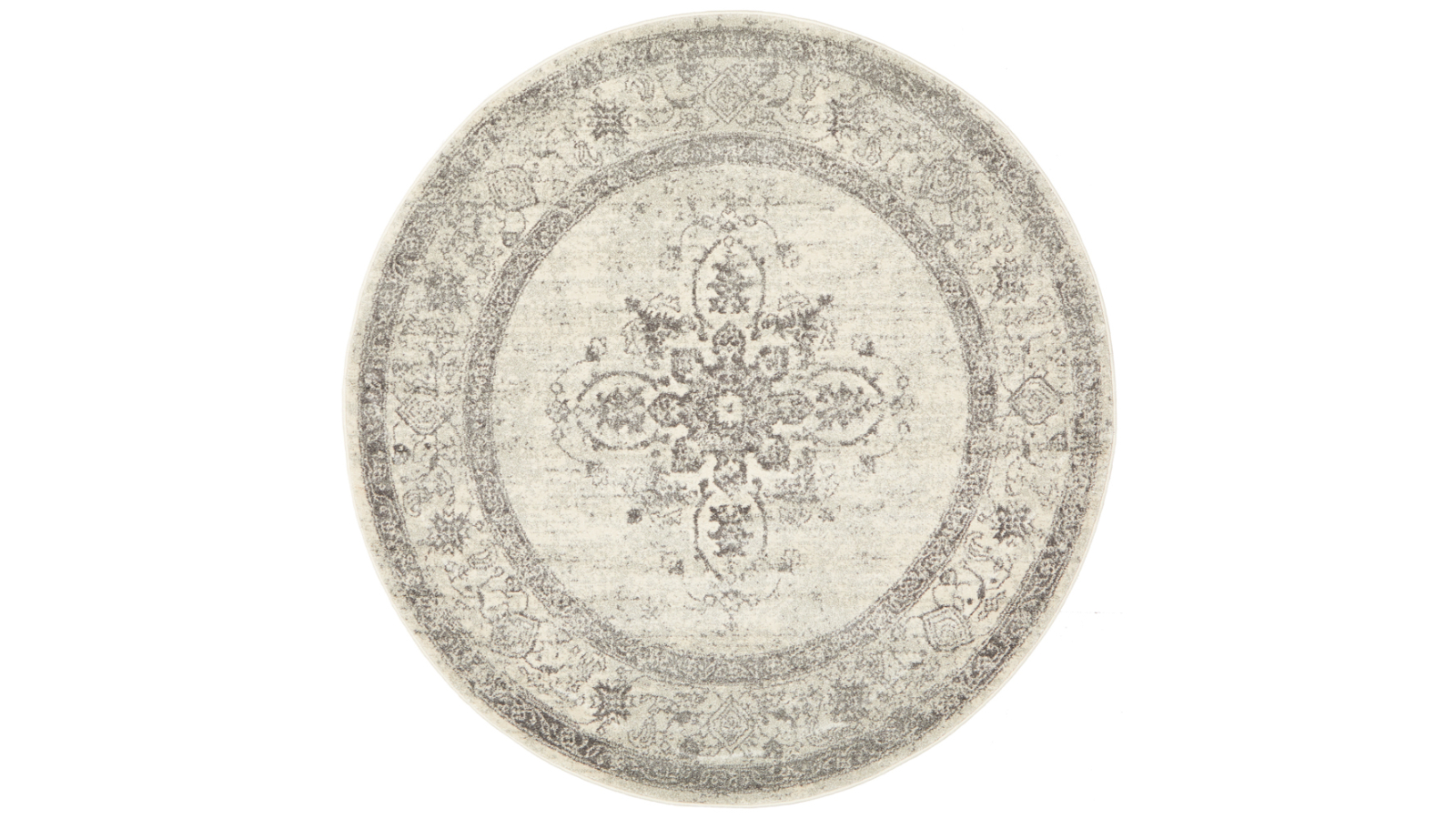 The Weave Studio Centrixa 977 Silver Round Rug - 150 x 150cm