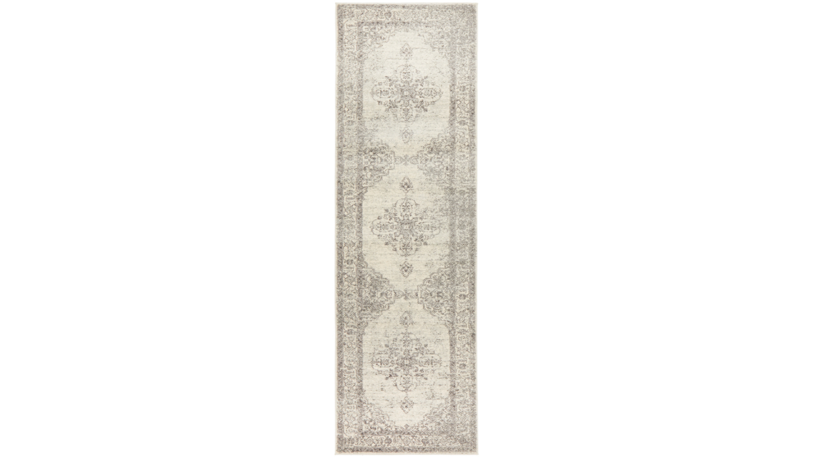 The Weave Studio Centrixa 977 Silver Runner Rug - 400 x 80cm
