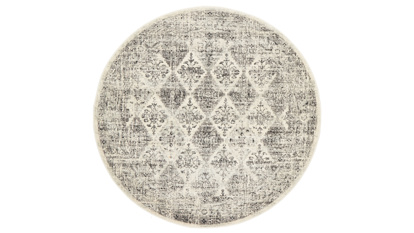 The Weave Studio Centrixa 999 Grey Round Rug - 150 x 150cm