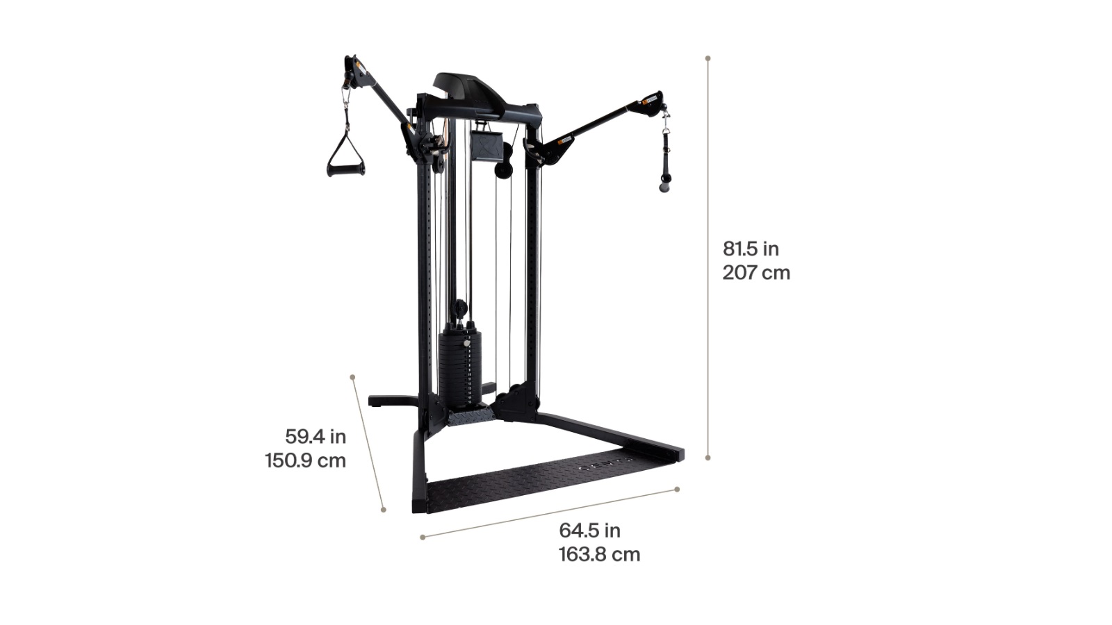 Centr 1 Functional Trainer Home Gym Harvey Norman