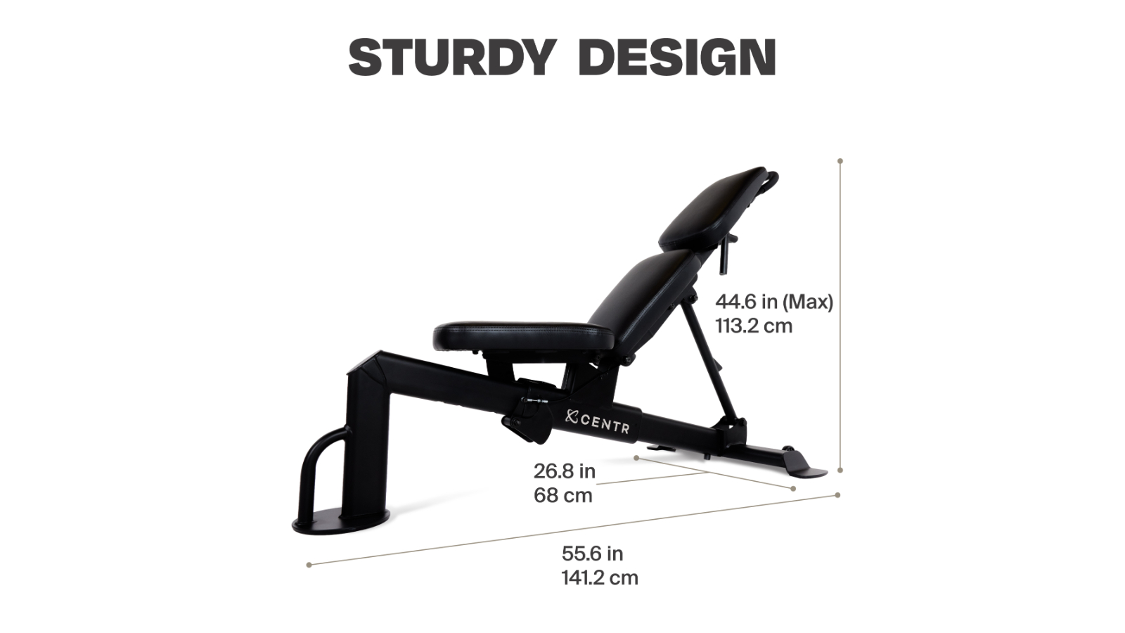 Centr MultiAdjustable Workout Bench Harvey Norman