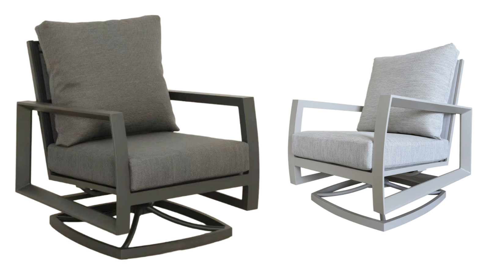 Cerez Outdoor Swivel Rocker Armchair