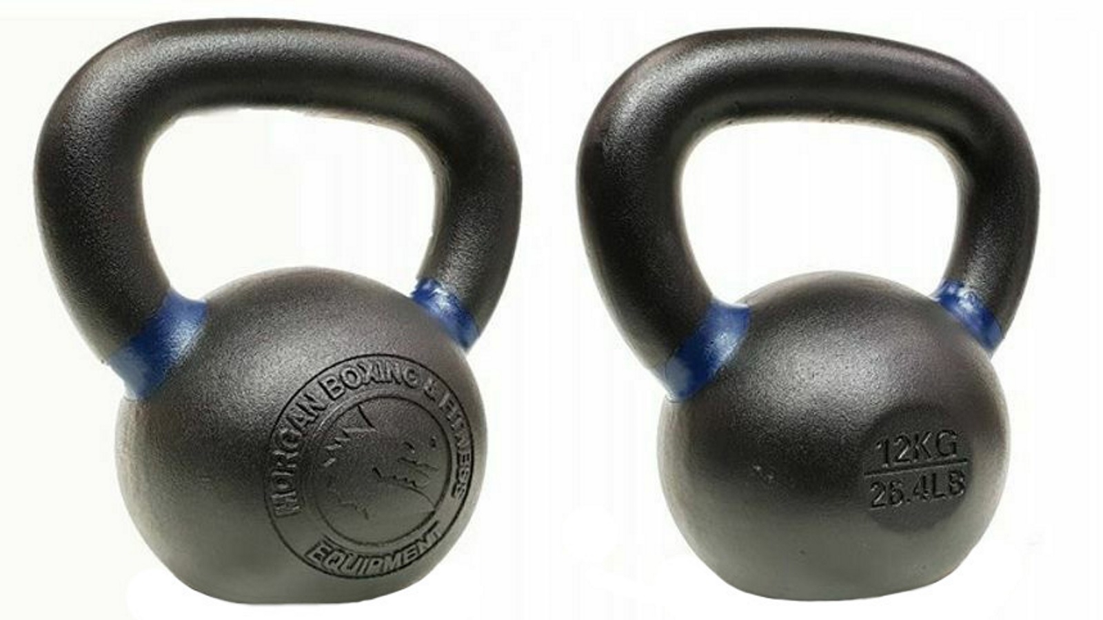 Morgan Sports 12kg V2 Powder Coated Kettlebells