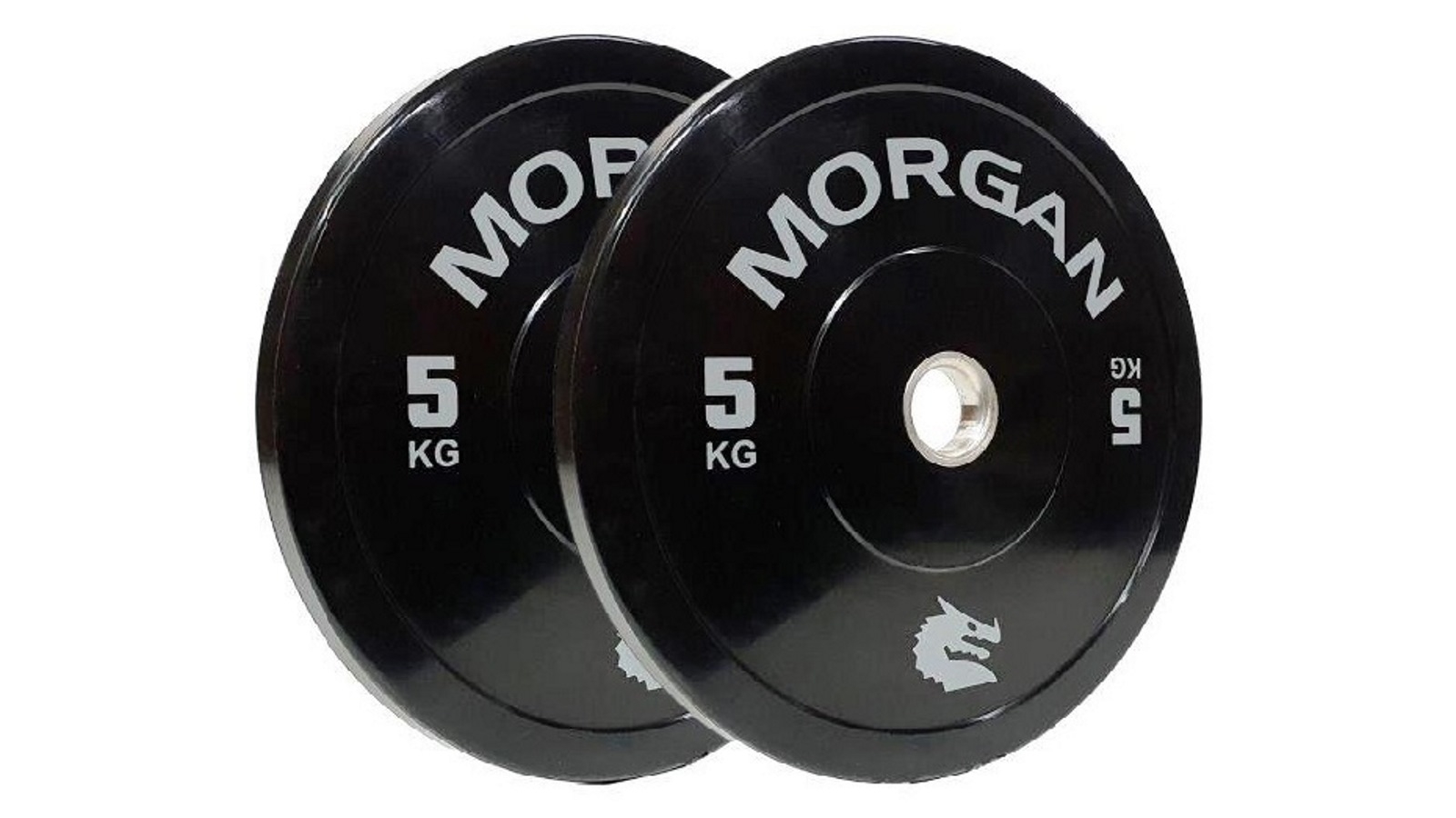Morgan Sports 5kg Olympic Bumper Plates - Pair