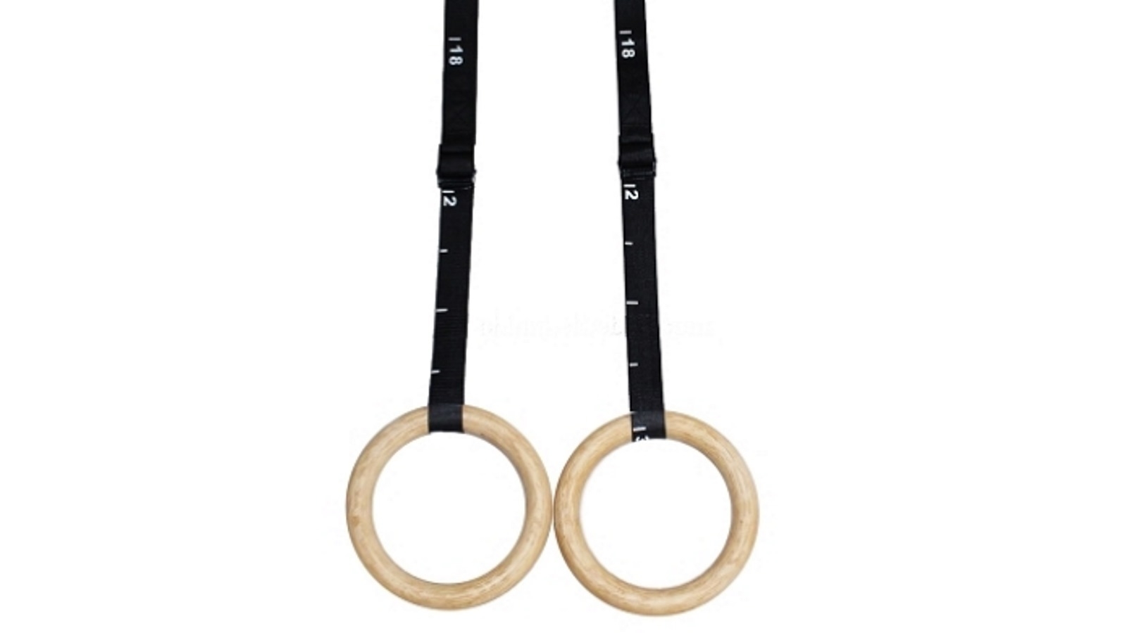 Morgan Sports Competition Grade Gymnastic/Gym Wooden Rings