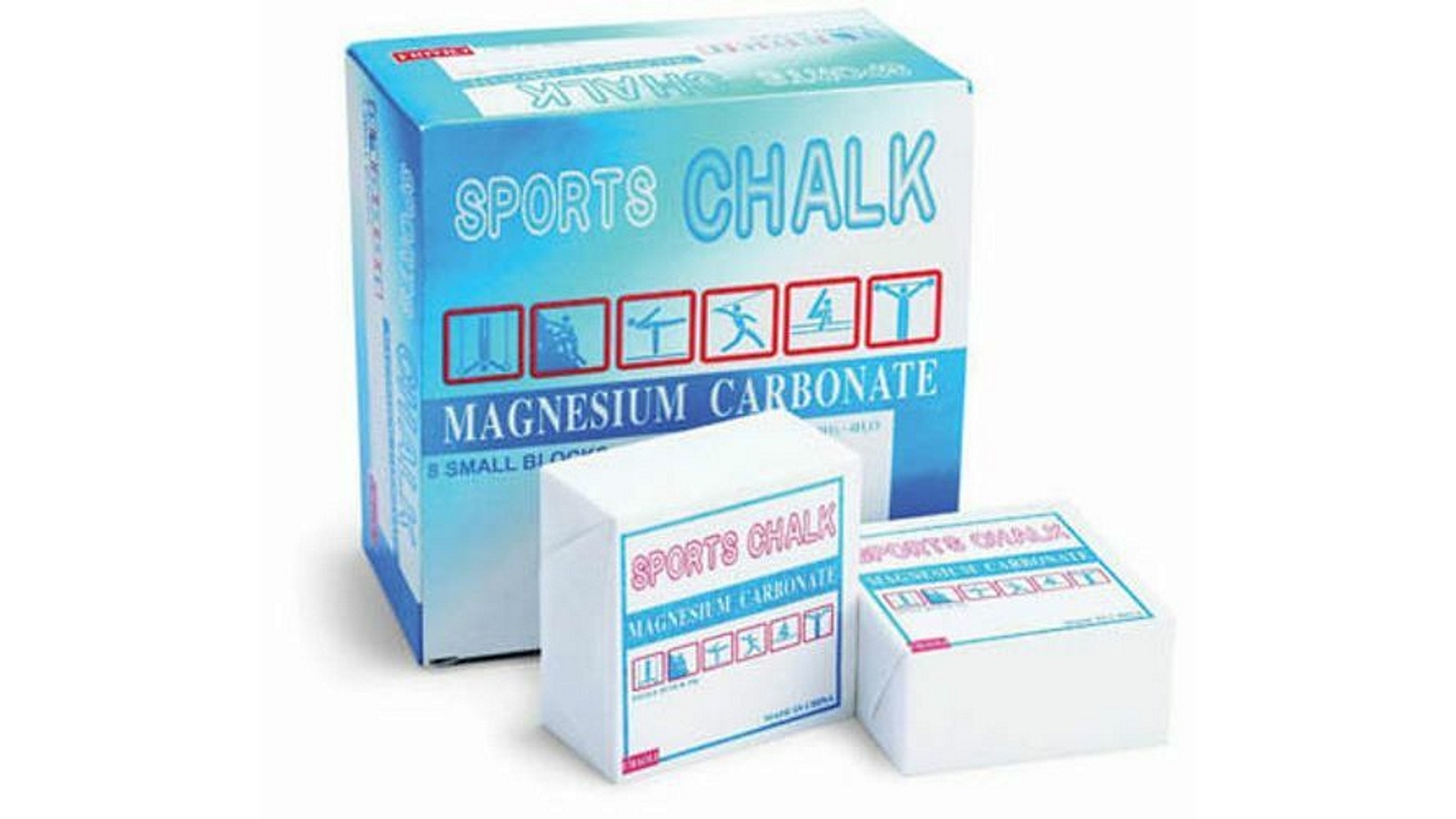 Morgan Sports 8 Piece Magnesium Carbonate Sports Chalk