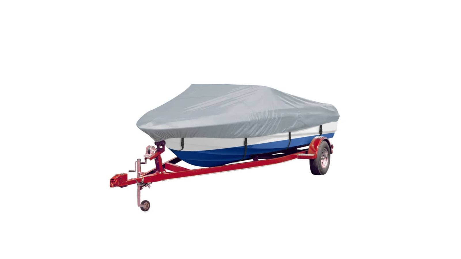 vidaXL Grey 2 Piece Boat Cover - 610-671 x 254cm