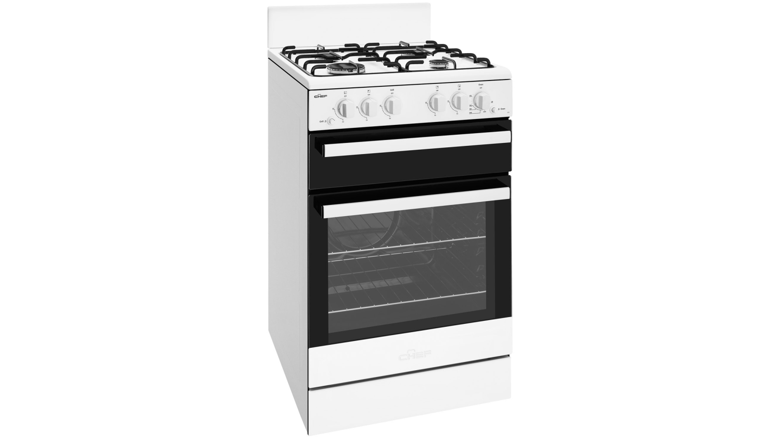 Chef 540mm Freestanding Natural Gas Cooker with Conventional Oven