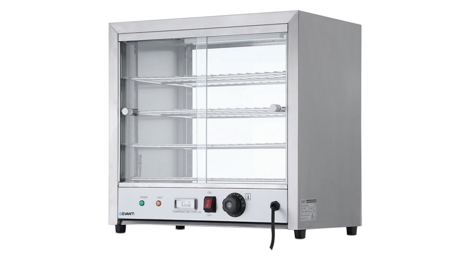Devanti Commercial Food Warmer Cabinet - Stainless Steel