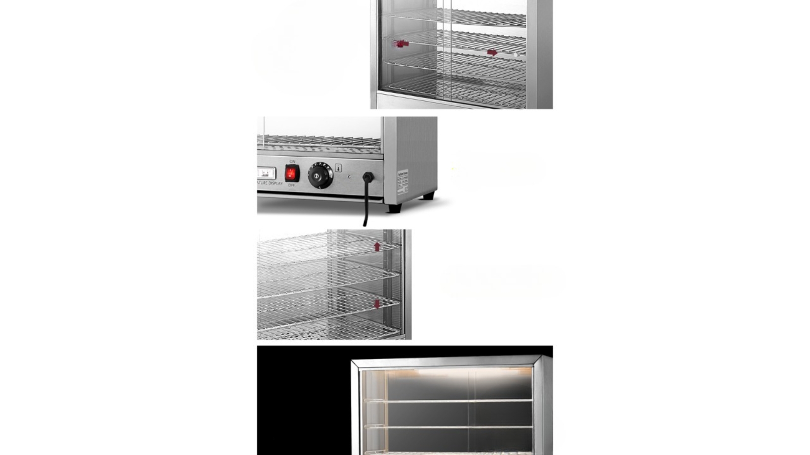Devanti 4Tier Commercial Electric Food Warmer Harvey Norman