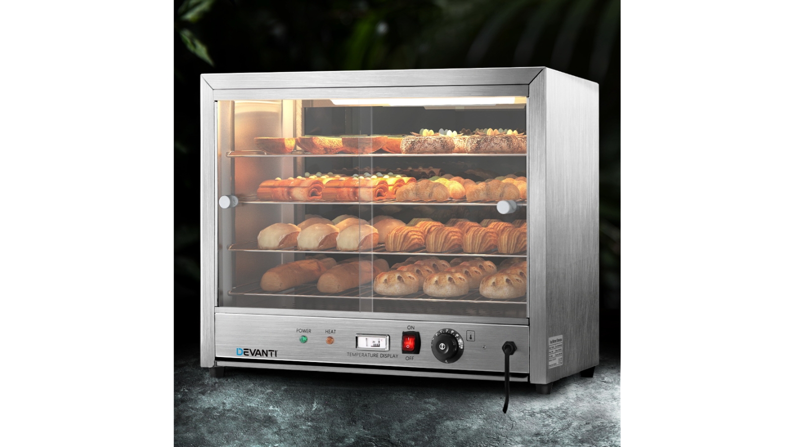 Devanti 4Tier Commercial Electric Food Warmer Harvey Norman