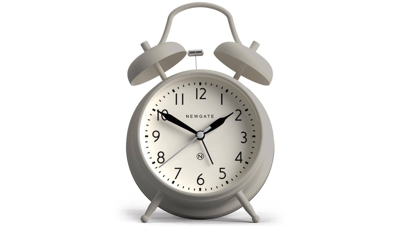 Newgate New Covent Garden Alarm Clock - Overcoat Grey
