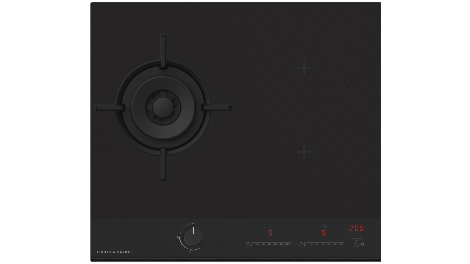 Fisher & Paykel 600mm 1 Natural Gas Burner + 2 Zone Induction Cooktop