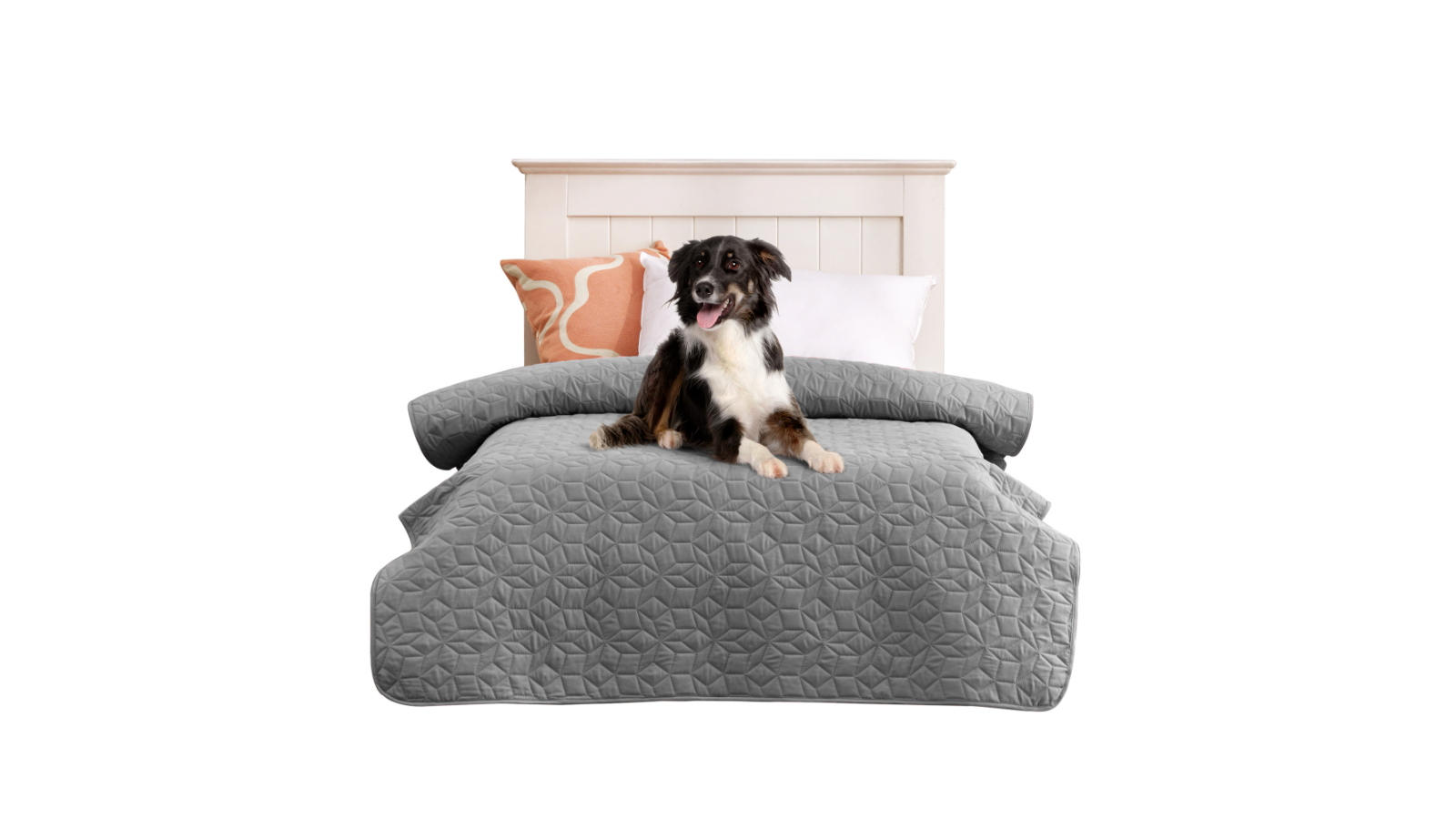 Charlie's Sofur Dog Single/King Bed Cover - Grey