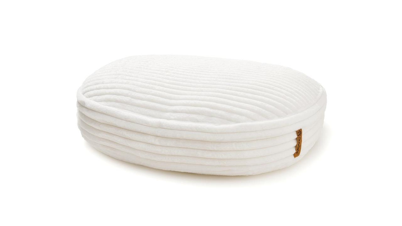 Charlie's Cream Cloud Crushed Foam Dog Bed - Medium