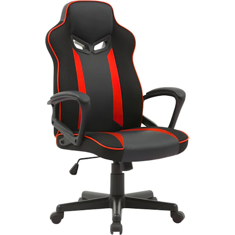 Sarantino 675 Racing Reclining Gaming Chair - Black/Red