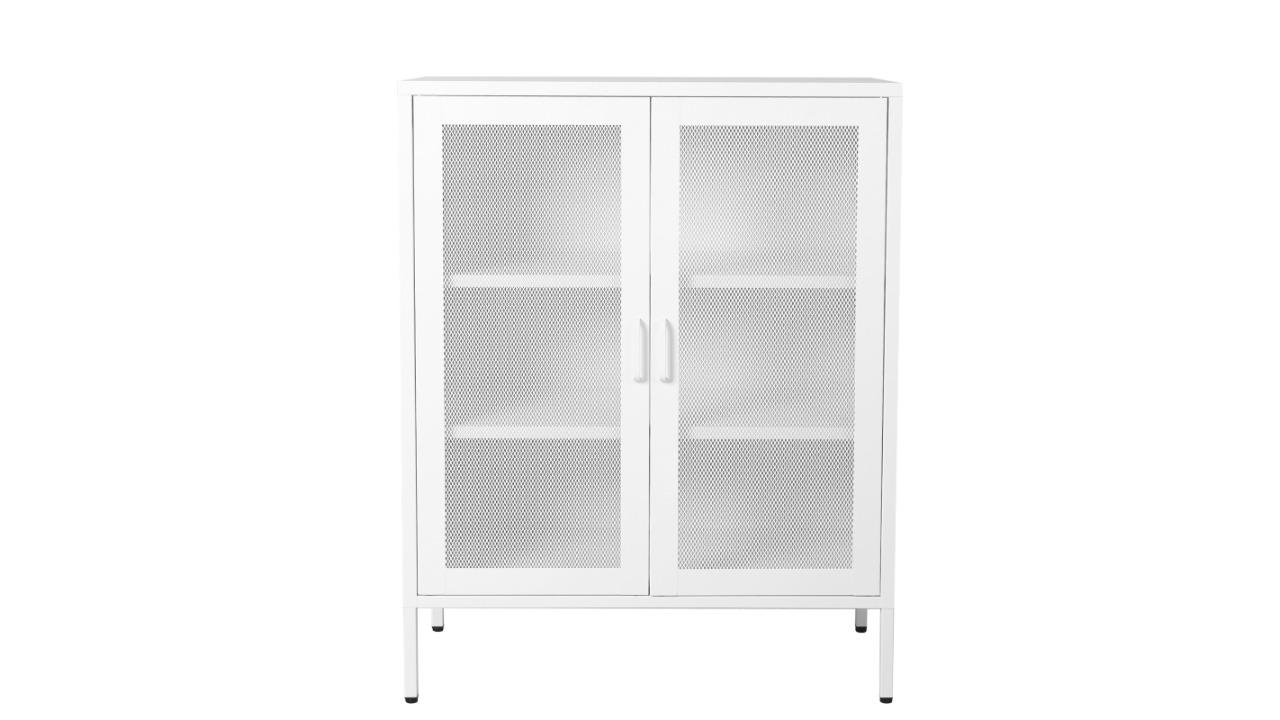 Levede Adjustable Divider Storage Cabinet - White