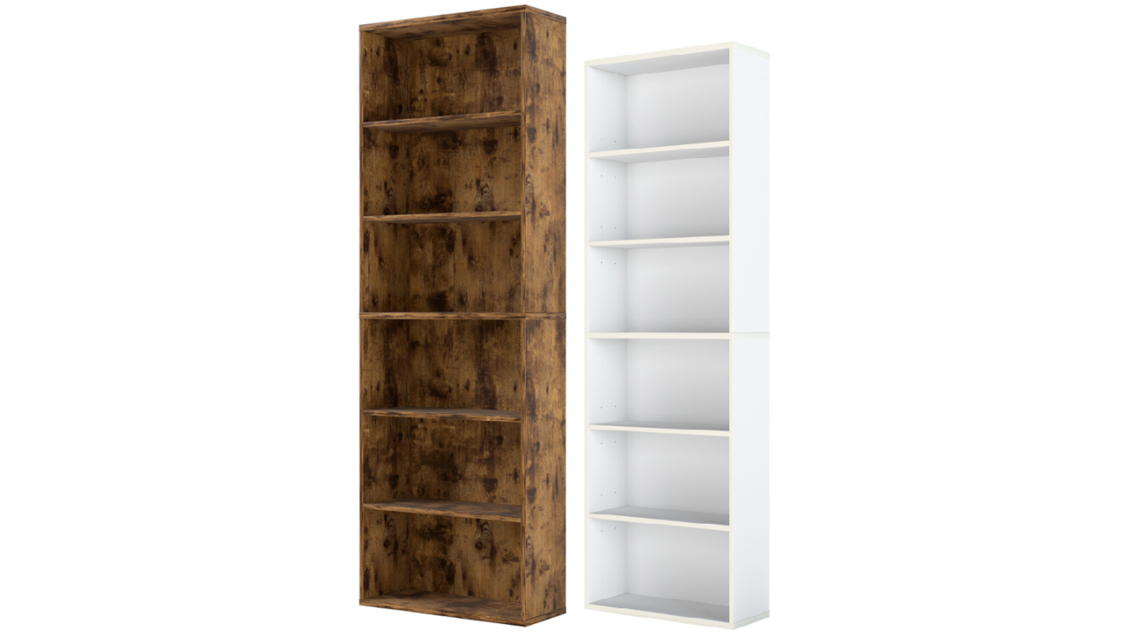 Levede 6-Tier Bookshelf