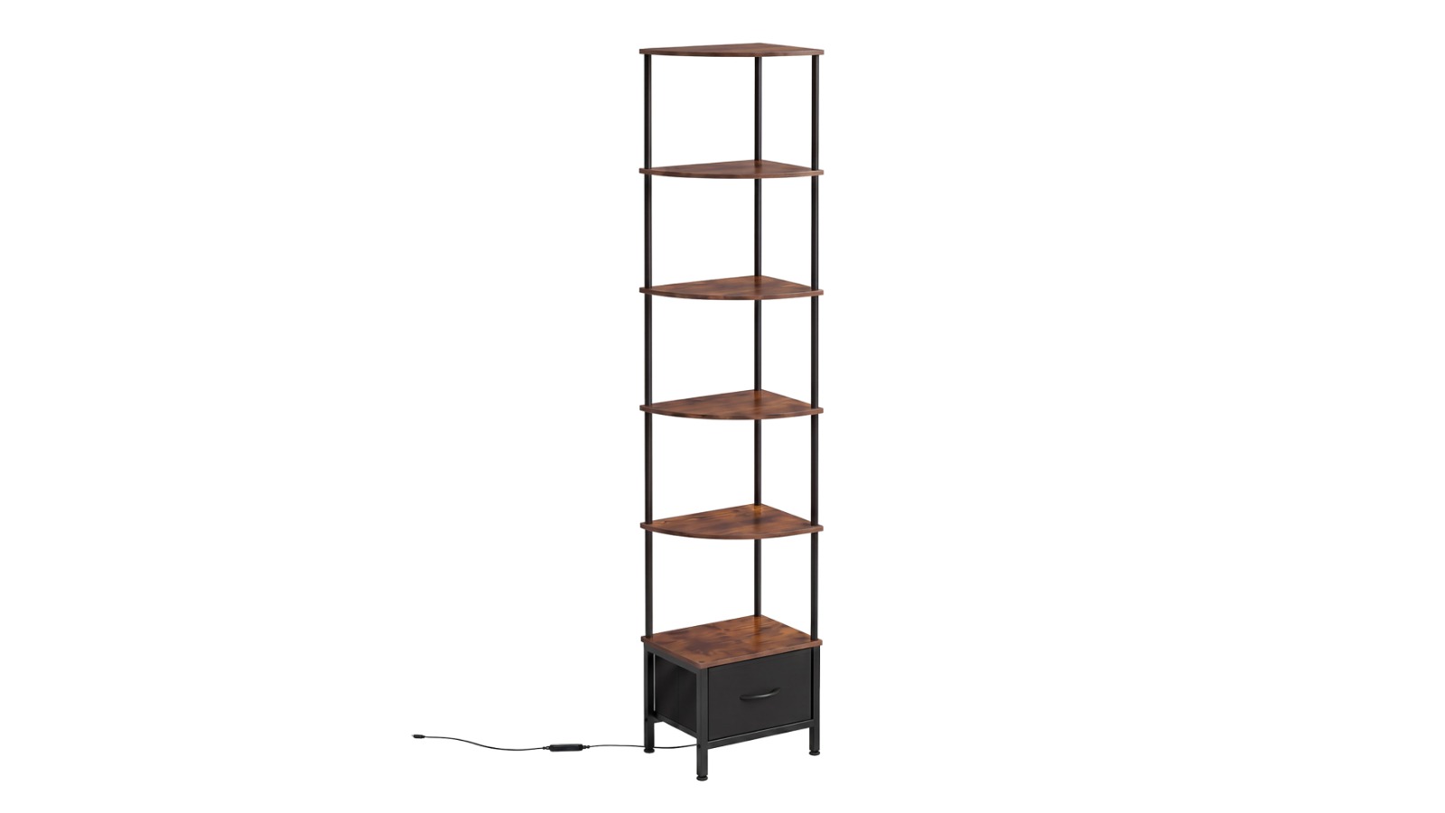 Levede 6-Tier Corner Bookshelf Display