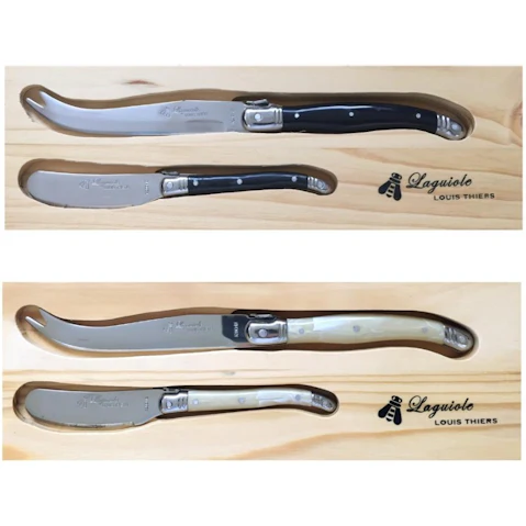 Laguiole By Louis Thiers 2 Piece Cheese Knives Set