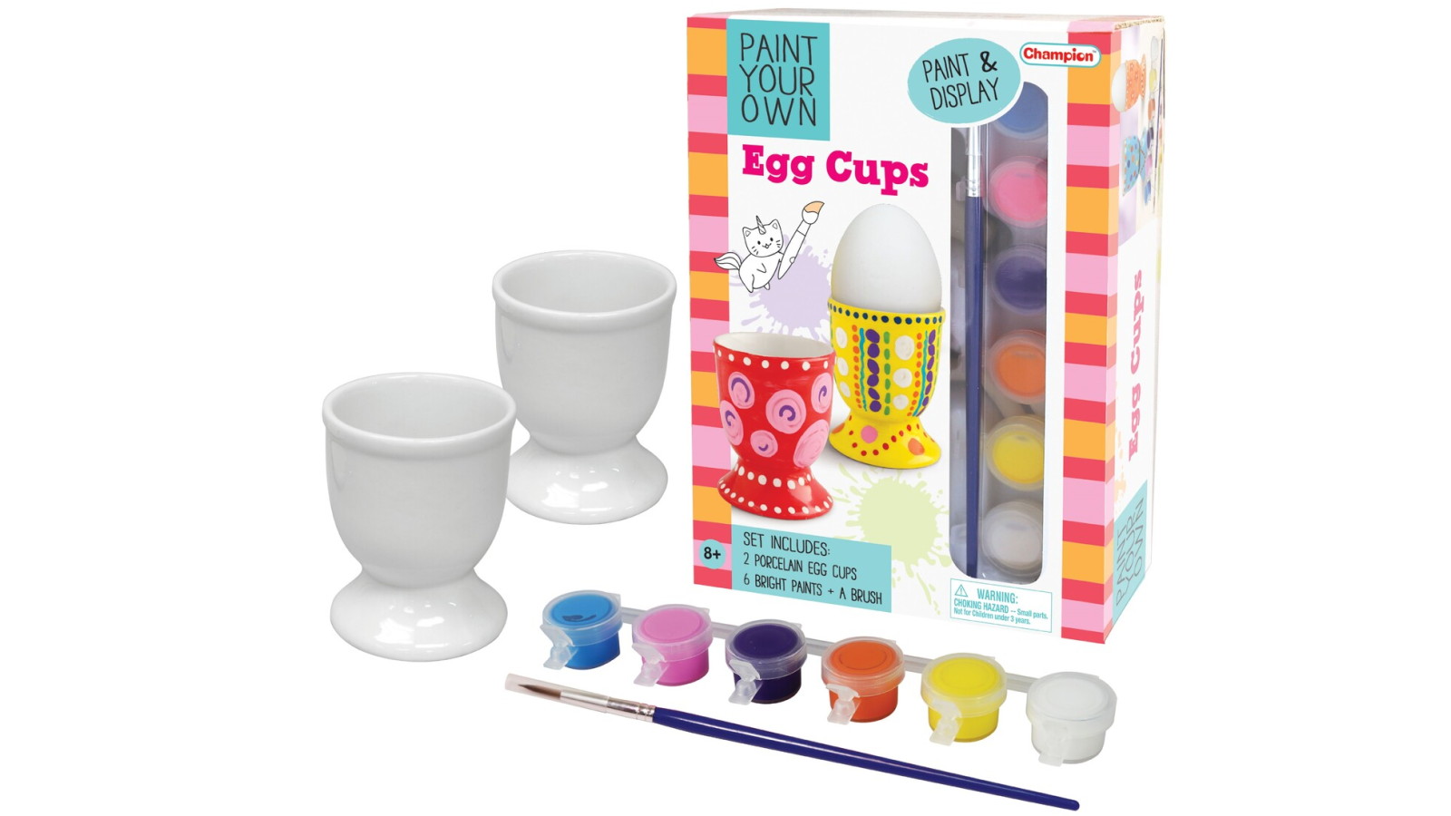 Kaper Kidz Pyo 2 Egg Cups Craft Kit