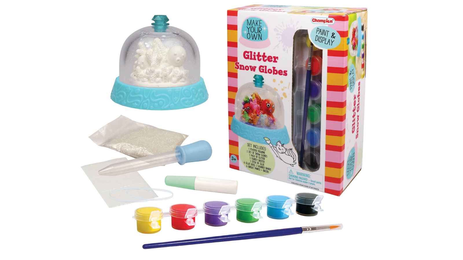 Kaper Kidz Make Your Own Glitter Snow Globe - Sea Creatures