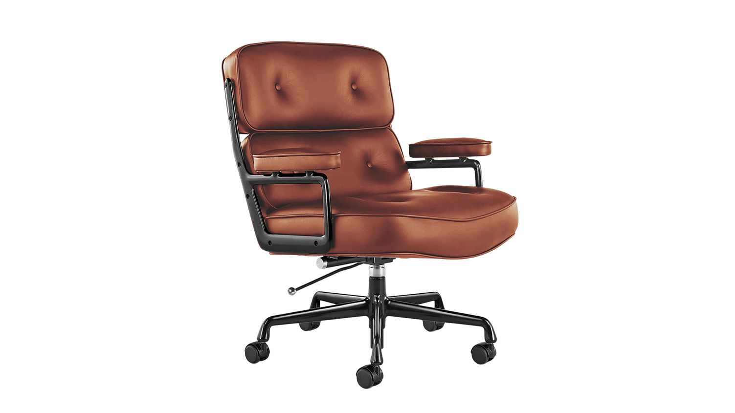 MIUZ PU Leather Adjustable Ergonomic Executive Office Chair - Brown