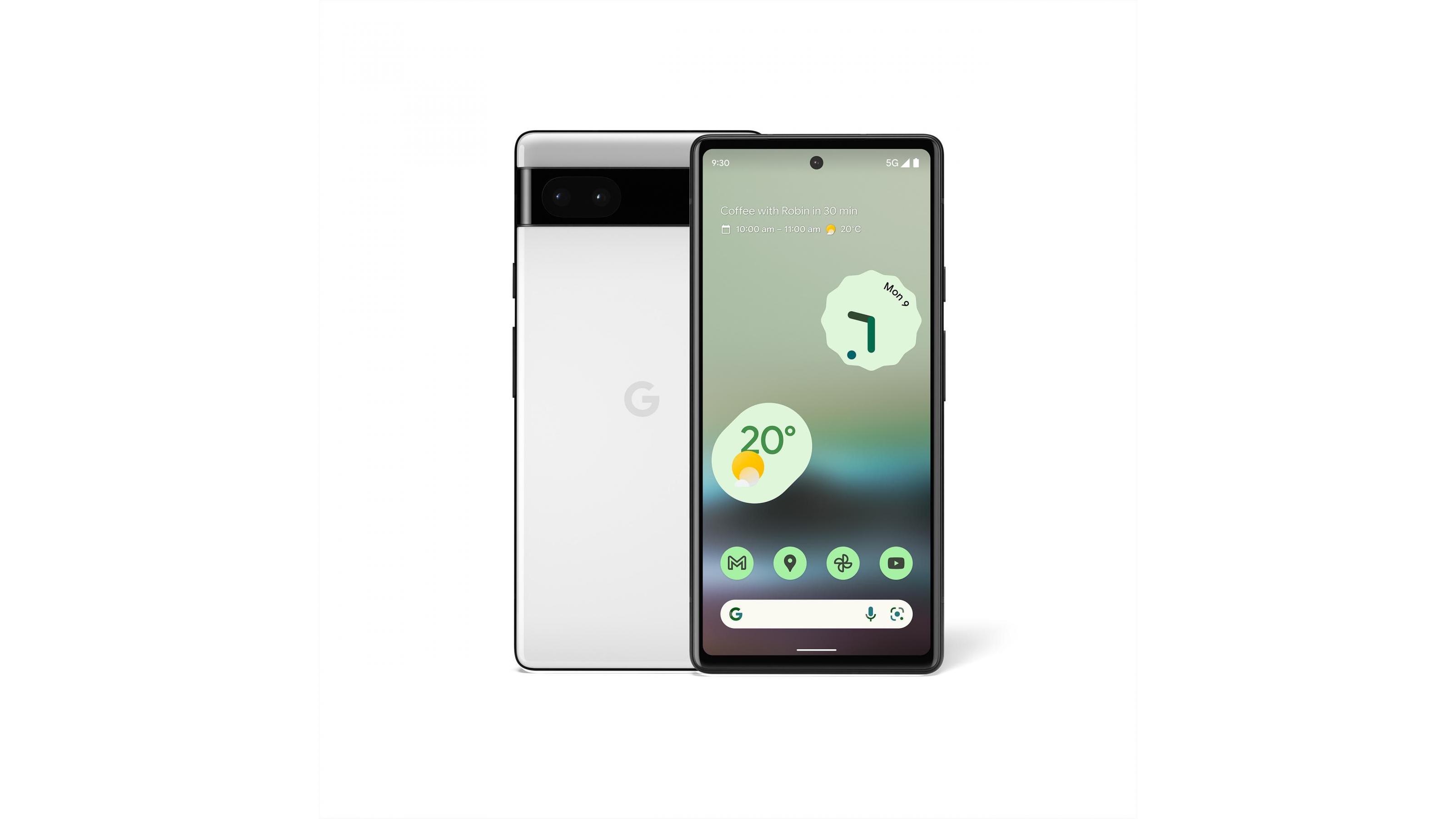 Google Pixel 6a 128GB - Chalk | Harvey Norman