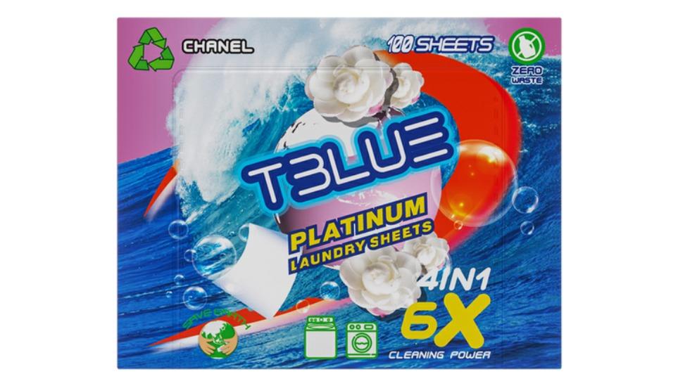 TBLUE 100 Load Laundry Detergent Sheet - Chanel