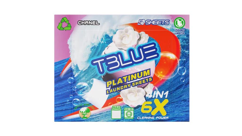 TBLUE 50 Load Laundry Detergent Sheet - Chanel